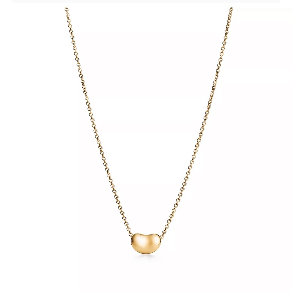 Tiffany&Co. Elsa Perertti Bean Design Pendant in Yellow Gold, 9mm